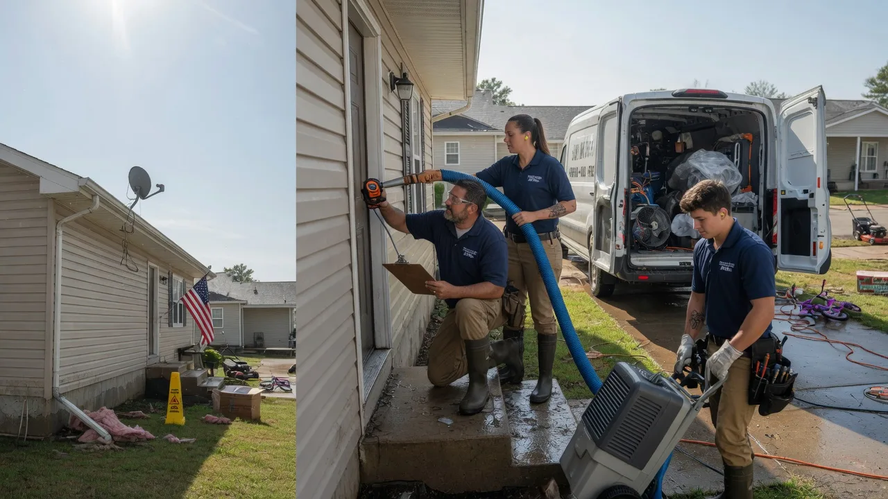 Ceiling Water Damage Restoration in Navasota, TX near me